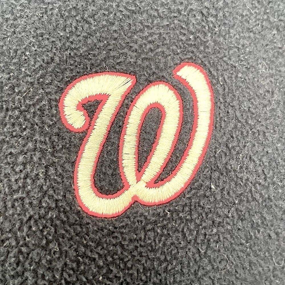 Washington Nationals Fleece Jacket Women’s Medium Navy Blue - Picture 3 of 11